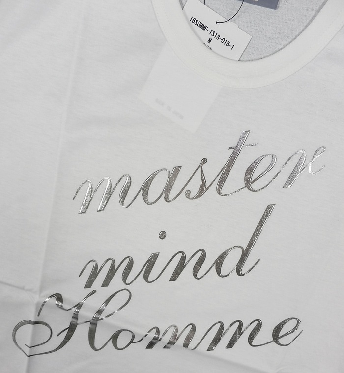 ��SALE��mastermind �ޥ������ޥ���� �ץ���T����� �ۥ磻�� 16SSMMF-TS18-015-1
