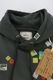 ��26AW��Maison MIHARA YASUHIRO �᥾�� �ߥϥ�䥹�ҥ� Price Tag Sticker Printed Hoodie �֥�å� A17HD551