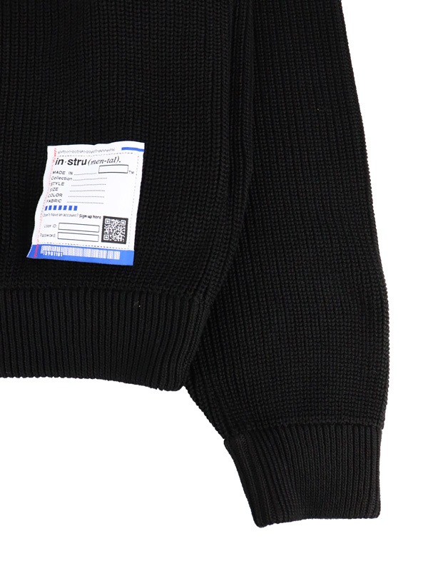 Maison MIHARA YASUHIRO in��stru(men-tal). COTTON HIGH DENSITY DRIVERS KNIT �֥�å� I16CD581