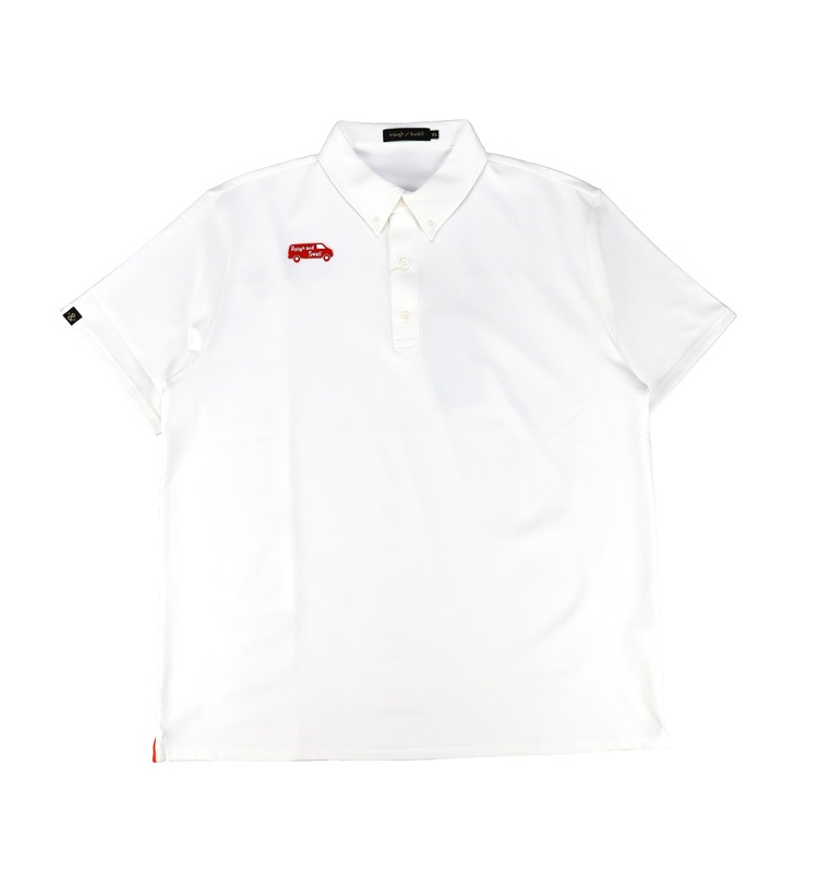 rough&swell ��ե���ɥ������� RED BUS TOUR POLO �ݥ������ �ۥ磻�� RSM-26001