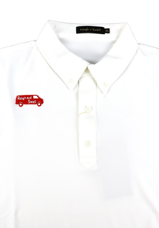 rough&swell ��ե���ɥ������� RED BUS TOUR POLO �ݥ������ �ۥ磻�� RSM-26001