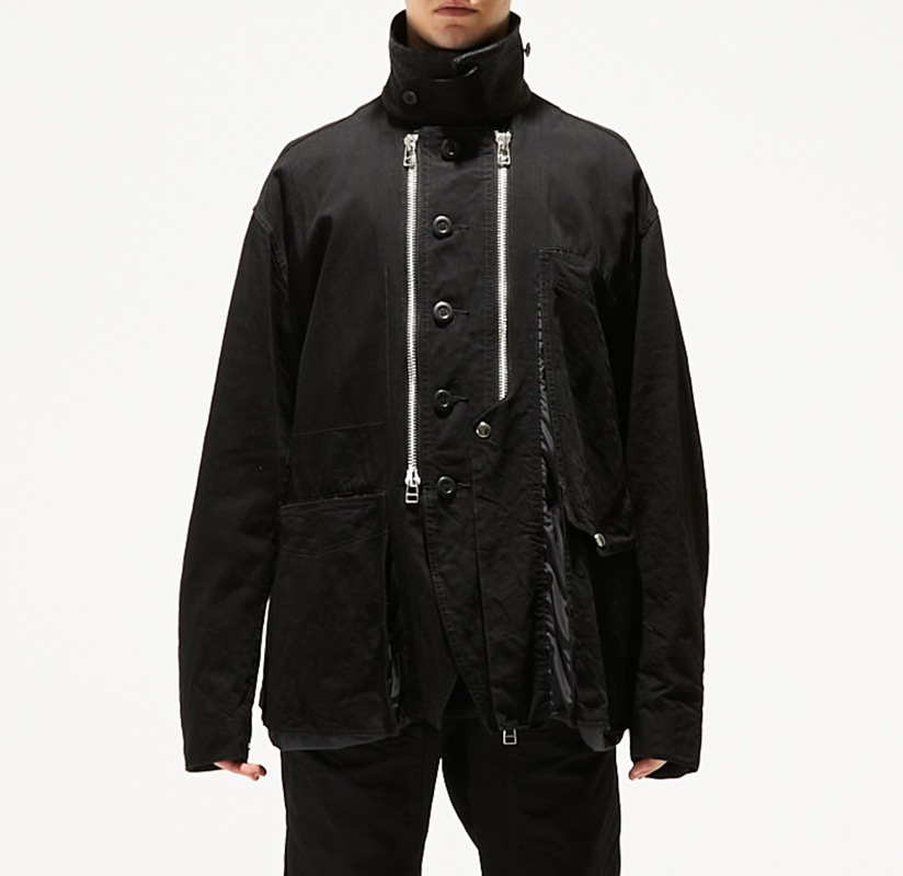 【23SS】 Tamme タム DENIM WORK JACKET23S0094 23SS】 Tamme タム RAF FS DENIM WORK JACKET ブラック 23S0094 の通販