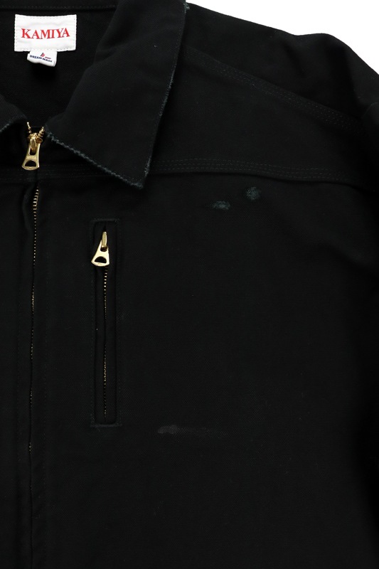 KAMIYA ���ߥ� BORO Duck Jacket �֥�å� G13JK023