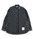 Maison MIHARA YASUHIRO in��stru(men-tal). COTTON HIGH DENSITY STRIPE LS SHIRTS �֥�å� I16SH111