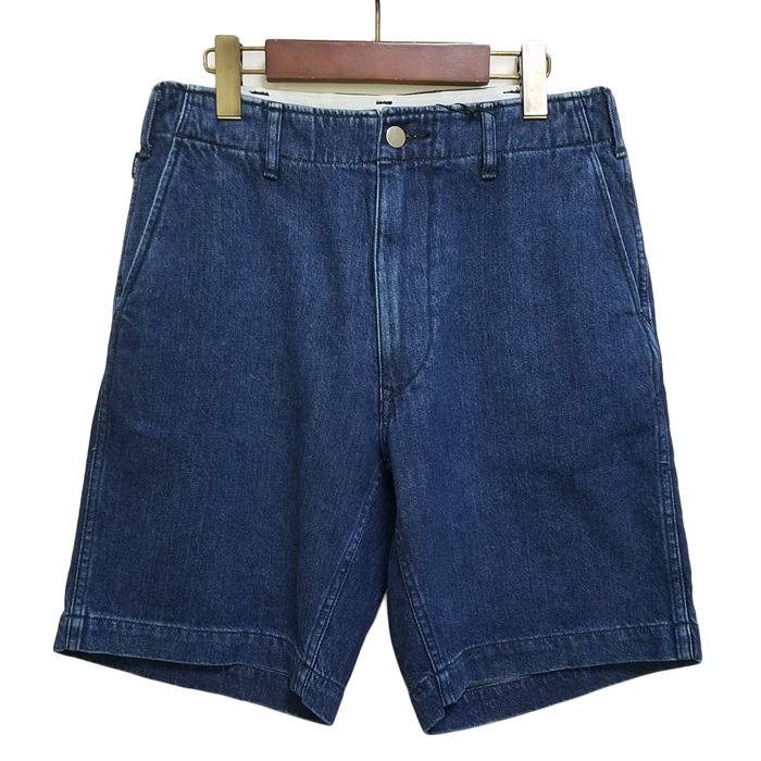 ��50%OFF��HELLOS EXTRAFINE �ϥ������������ȥ�ե����� Washed Denim Shorts �����å���ɥǥ˥� ���硼�ȥѥ�� 9181-60-008