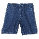 ��50%OFF��HELLOS EXTRAFINE �ϥ������������ȥ�ե����� Washed Denim Shorts �����å���ɥǥ˥� ���硼�ȥѥ�� 9181-60-008