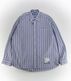 Maison MIHARA YASUHIRO in��stru(men-tal). COTTON HIGH DENSITY STRIPE LS SHIRTS �饤�ȥ֥롼 I16SH111