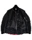 40OFF Tamme  LEATHER SATIN QUILTING JERKIN BLOUSON ֥å 23A0117