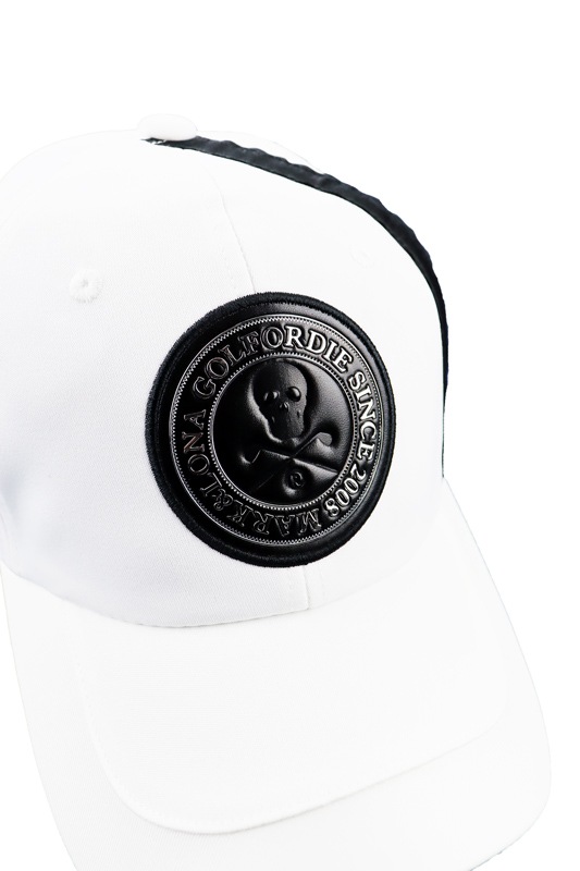 MARK&LONA �ޡ�������ɥ��� Circled SKL Cap | MEN and WOMEN ����å� �ۥ磻�� MLF-4C-FC03