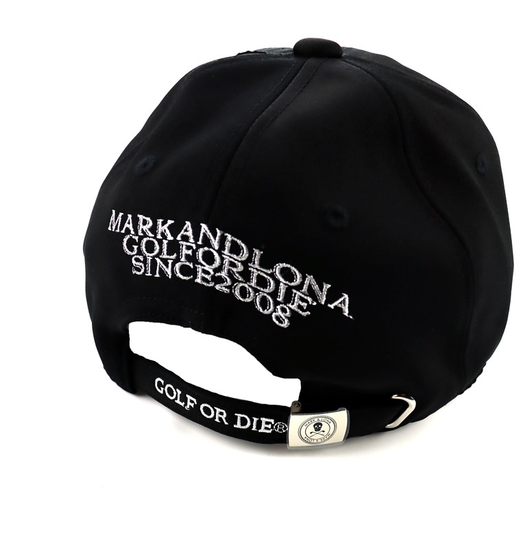 MARK&LONA �ޡ�������ɥ��� Circled SKL Cap | MEN and WOMEN ����å� �֥�å� MLF-4C-FC03