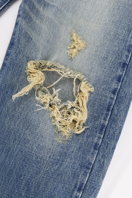 ��25SS��KAMIYA ���ߥ� BORO Denim Straight Pants ����ǥ��� G14PT038