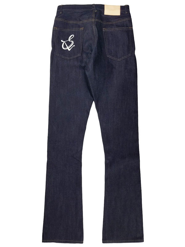 18ss 美品■sulvam■シアサッカー ボンテージ パンツ サルエル調 M 18ss 美品□sulvam□シアサッカー ボンテージ パンツ サルエル調