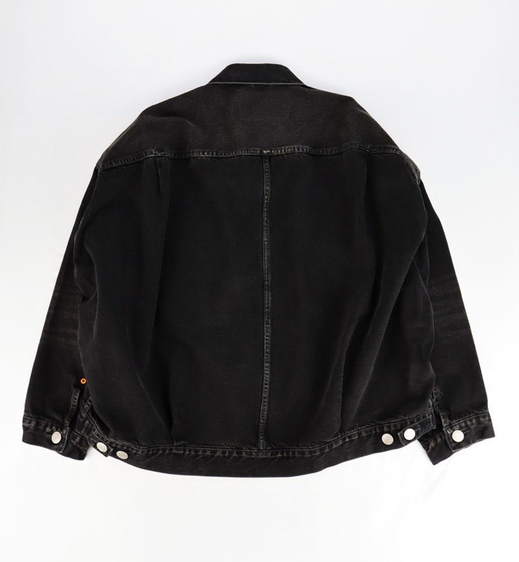 Maison MIHARA YASUHIRO in��stru(men-tal). HARD WASHED SELVAGE DENIM JACKET �֥�å� I16BL081