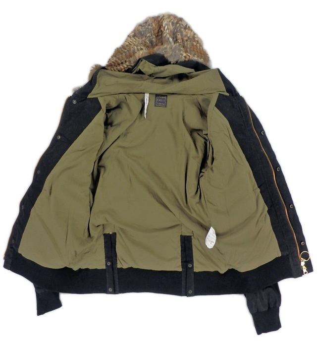 50%OFF.efilevol եܥ ӥåȥե֥륾 ֥å Fur Paraffin Parka efiLPTN-JK03u / ѡ ߥ꥿꡼