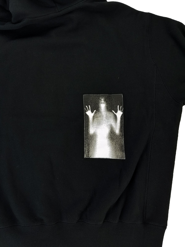 UNDERCOVER アンダーカバー 脇フライスHOODIE PSYCHOJQパッチ ブラック