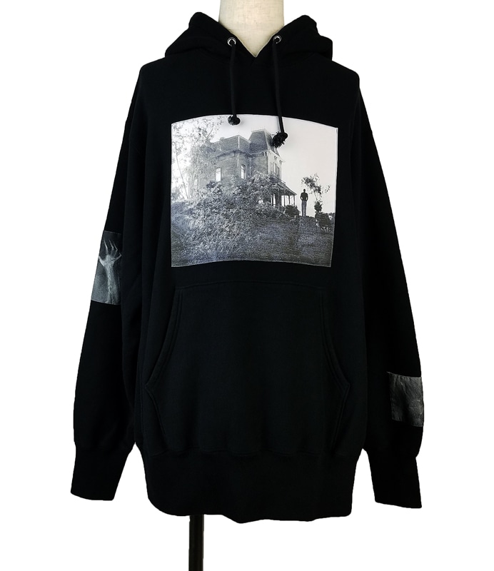 UNDERCOVER 脇フライスHOODIE PSYCHOJQパッチパーカー UNDERCOVER アンダーカバー 脇フライスHOODIE PSYCHOJQパッチ ブラック