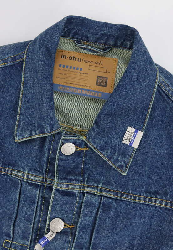 Maison MIHARA YASUHIRO in��stru(men-tal). HARD WASHED SELVAGE DENIM JACKET ����ǥ��� I16BL081