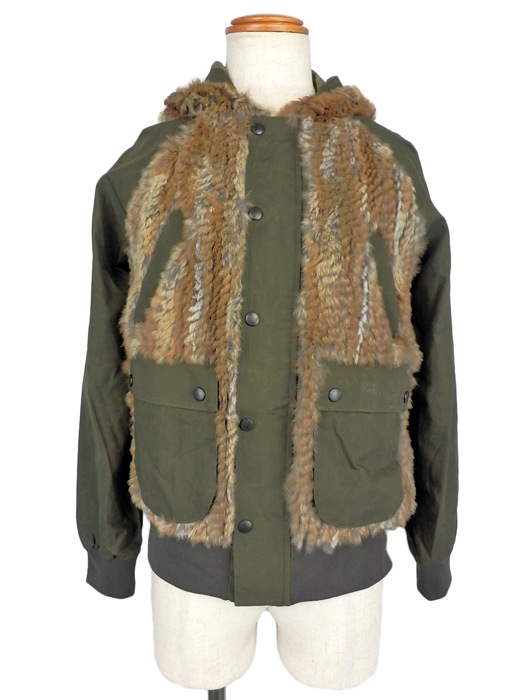 ��50%OFF��.efilevol ���ե���ܥ� ��ӥåȥե����֥륾�� ������ Fur Paraffin Parka efiLPTN-JK03u / �ѡ����� �ߥ꥿�꡼