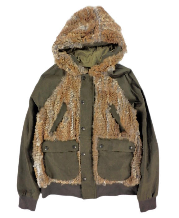 ��50%OFF��.efilevol ���ե���ܥ� ��ӥåȥե����֥륾�� ������ Fur Paraffin Parka efiLPTN-JK03u / �ѡ����� �ߥ꥿�꡼