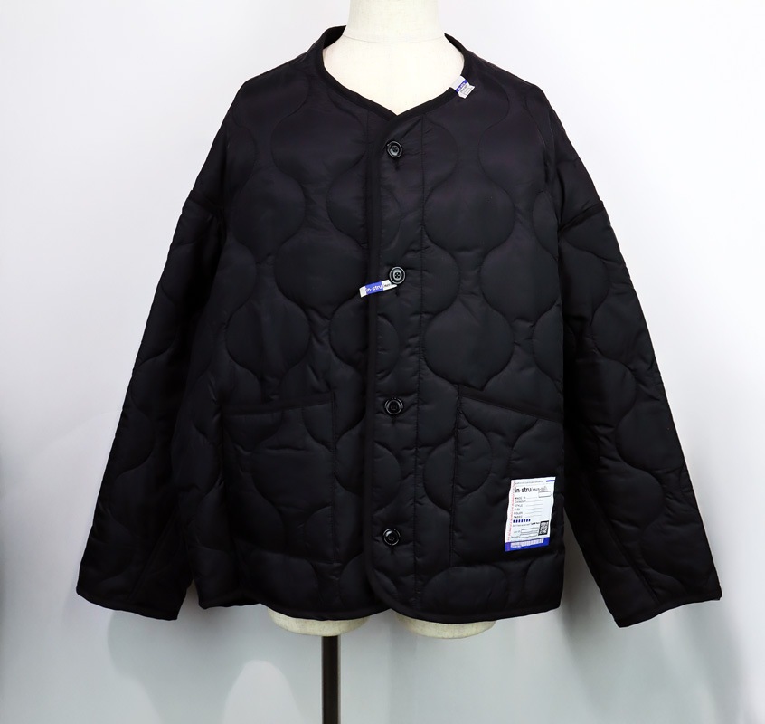 Maison MIHARA YASUHIRO in��stru(men-tal). RIPSTOP LINER QUILT JACKET �֥�å� I16BL061