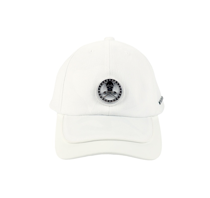 MARK&LONA �ޡ�������ɥ��� Gauge Camo Leather Trim Cap | MEN and WOMEN ����å� �ۥ磻�� MLF-6A-FC01