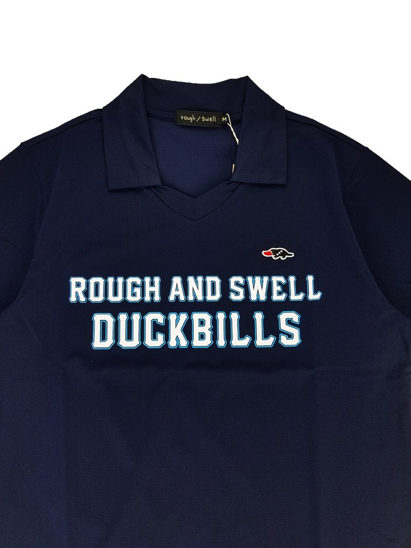 rough&swell ラフアンドスウェル　スキッパー　ポロシャツ　メンズ　L カジュアルゴルフドットコムby PALM SPRINGSにrough&swell［ラフ