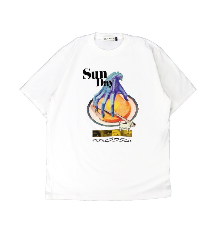 UNDERCOVER アンダーカバー TEE SUNDAY ホワイト UC1C3805 の通販