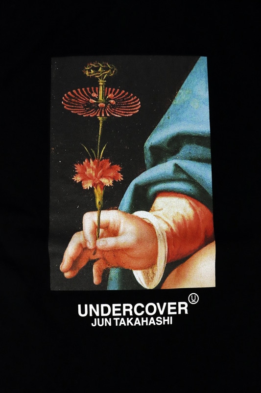 24AW】 UNDERCOVER アンダーカバー TEE Flower ブラック