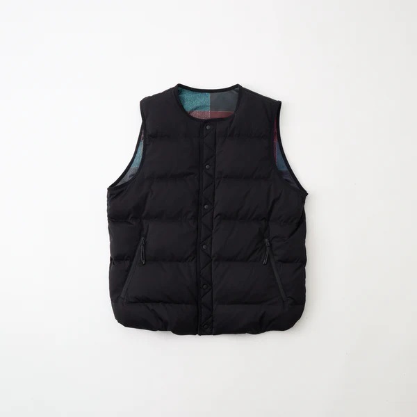 ��40%OFF��White Mountaineering  �ۥ磻�ȥޥ���ƥ˥���󥰡�WM �� TAION REVERSIBLE DOWN VEST BLACK��WM2573216