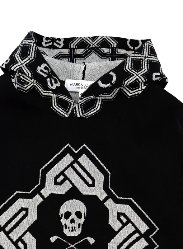 ��26SS��MARK&LONA �ޡ�������ɥ��� Stela CO CASH Blended Hoodie | MEN  �˥åȥѡ����� �֥�å� MLM-6A-AB04