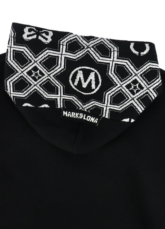 ��26SS��MARK&LONA �ޡ�������ɥ��� Stela CO CASH Blended Hoodie | MEN  �˥åȥѡ����� �֥�å� MLM-6A-AB04