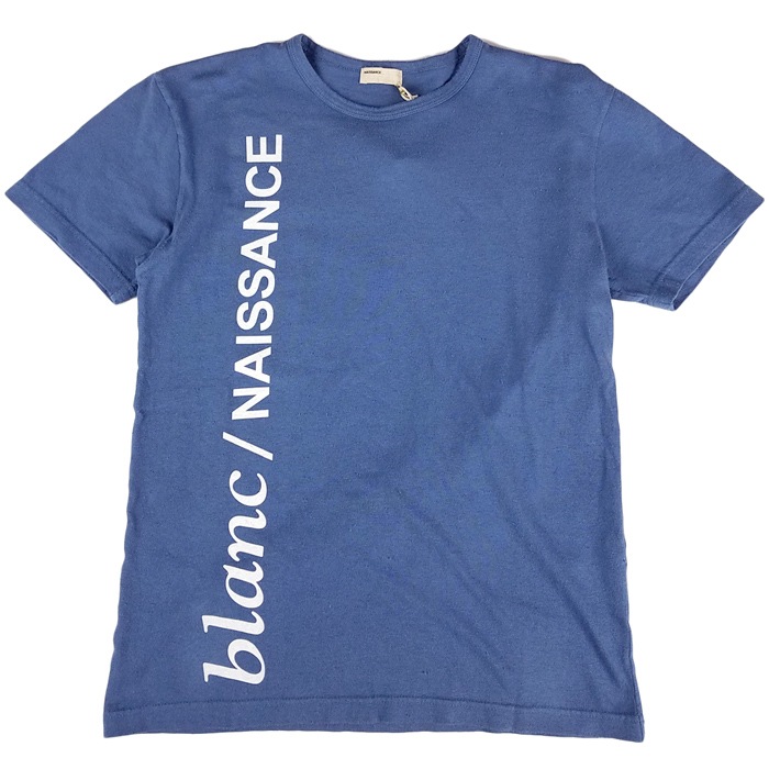 ��50%OFF��NAISSANCE �ͥ����� PHOTO TEE (BACK) T����� �֥롼 20S-NSA-CS-12