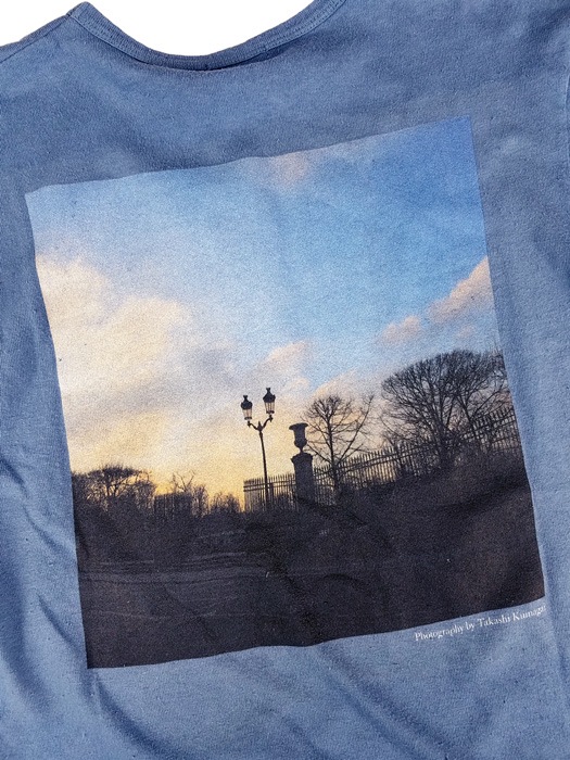 ��50%OFF��NAISSANCE �ͥ����� PHOTO TEE (BACK) T����� �֥롼 20S-NSA-CS-12