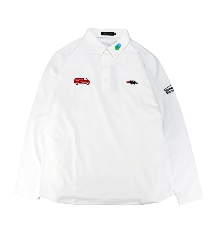 rough&swell ラフアンドスウェル RED BUS TOUR POLO L.S.