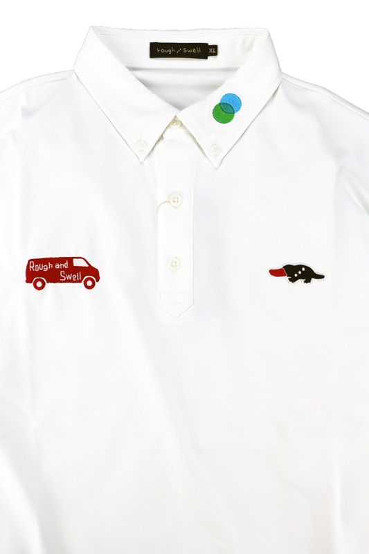 rough&swell ラフアンドスウェル RED BUS TOUR POLO L.S.