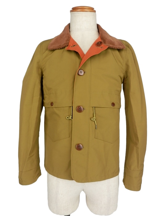 MR.OLIVE ミスターオリーブ リバーシブルジャケット オレンジxベージュ