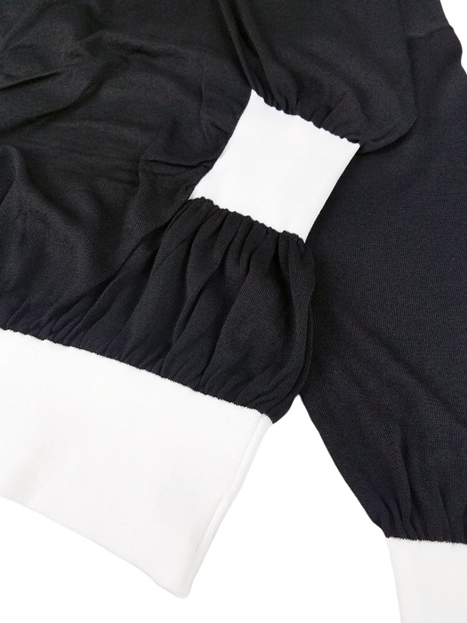 ��70%OFF��sulvam ����Х� w.rib knit ���֥��֥˥å� �֥�å� SL-K05-830
