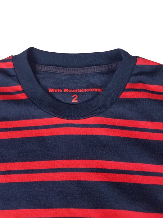 50OFFWhite Mountaineering ۥ磻ȥޥƥ˥ STRIPE LAYERED T-SHIRT ȥ饤 쥤䡼 T ͥӡ WM2071527