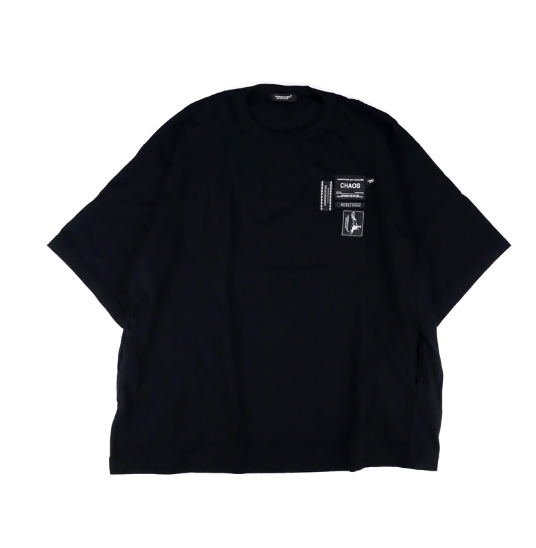 アンダーカバー TEEカスタムジャケット UC1D4102 2024SS 再構築 24SS】 UNDERCOVER アンダーカバー TEEカスタムTEE ブラック