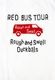 rough&swell ��ե���ɥ������� RED BUS TOUR MOCK L.S. ��å��ͥå� �ۥ磻�� RSM-25217