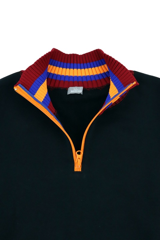 23AW】kolor BEACON カラービーコン 30/10裏毛スウェット ブラック