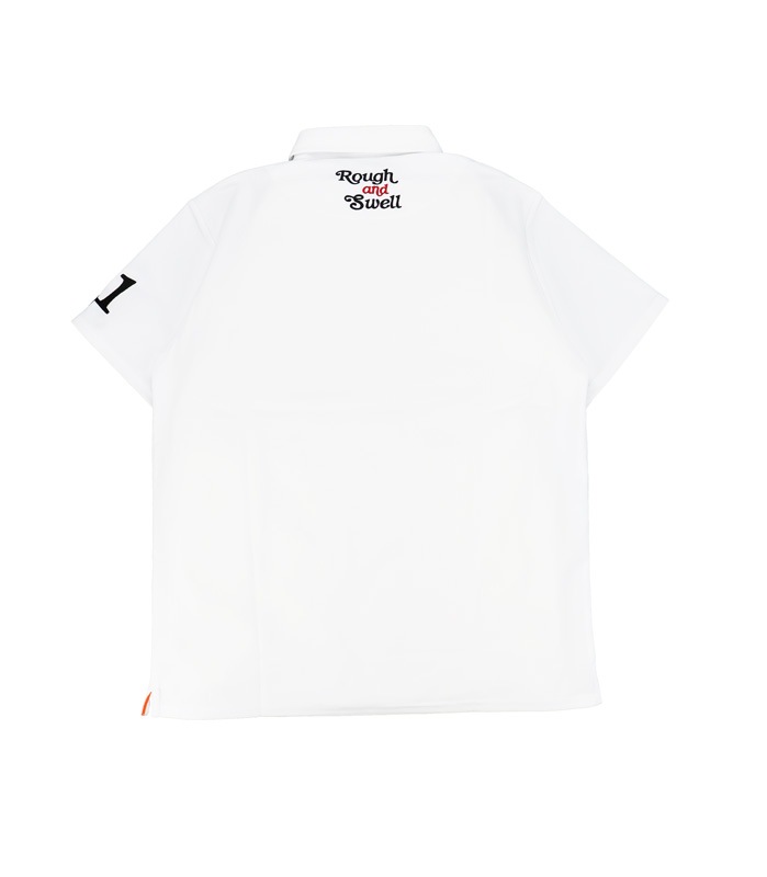 rough&swell ��ե���ɥ������� DON'T WORRY POLO �ݥ������ �ۥ磻�� RSM-25005
