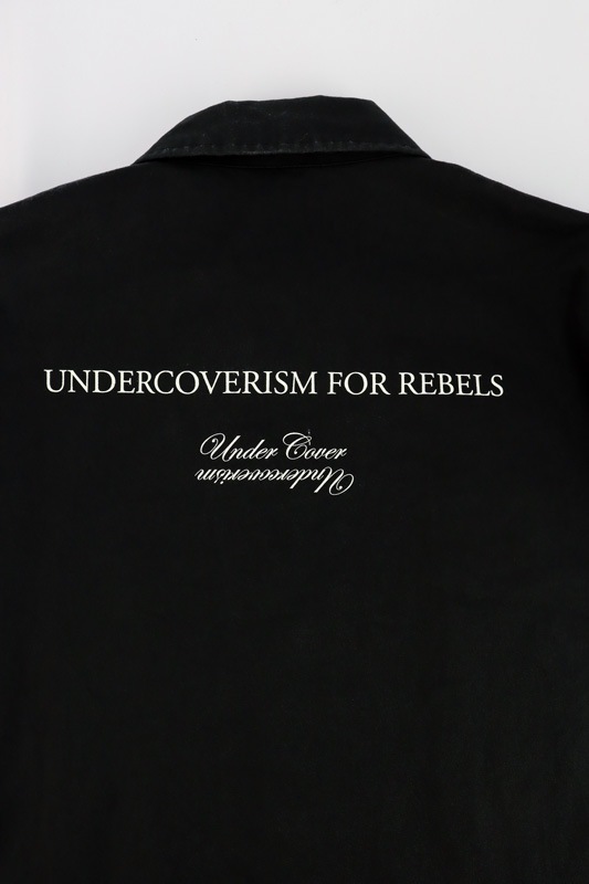 ��26SS��UNDERCOVER MEN'S PRE-COLLECTION ����������С���󥺥ץ쥳�쥯����� Co���ĥ饮�Х��������å��女����JKT UISM FOR REBELS �֥�å� UP1F4204