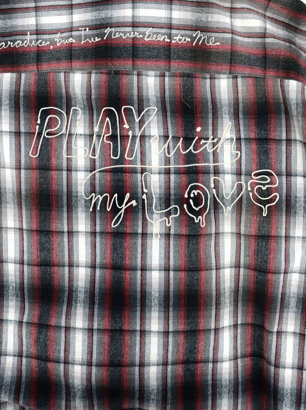 ��26SS��Maison MIHARA YASUHIRO �᥾�� �ߥϥ�䥹�ҥ� Vintage Like Check Shirt �֥�å� J16SH181