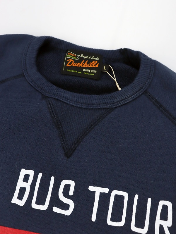 rough&swell ��ե���ɥ������� RED BUS SWEAT �������å� �ͥ��ӡ� RSM-25227