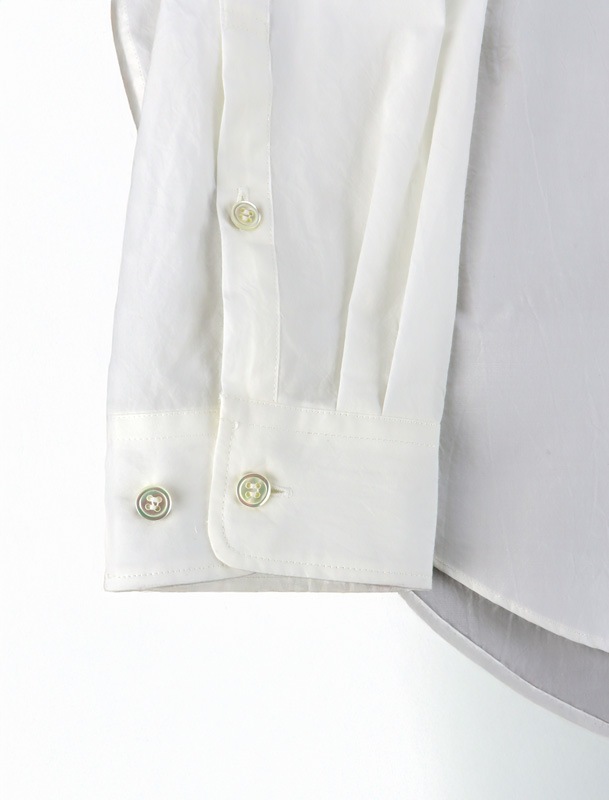 ��26SS��UNDERCOVER MEN'S PRE-COLLECTION ����������С���󥺥ץ쥳�쥯����� ������ե��顼���奿���ץ饤���������֥졼Ĺµ����� �ۥ磻�� UP1F4413