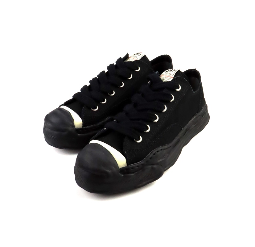 【箱、証明書付】Yasuhiro Mihara ブラックスニーカー Maison Mihara Yasuhiro ブラックスニーカー 箱、証明書付