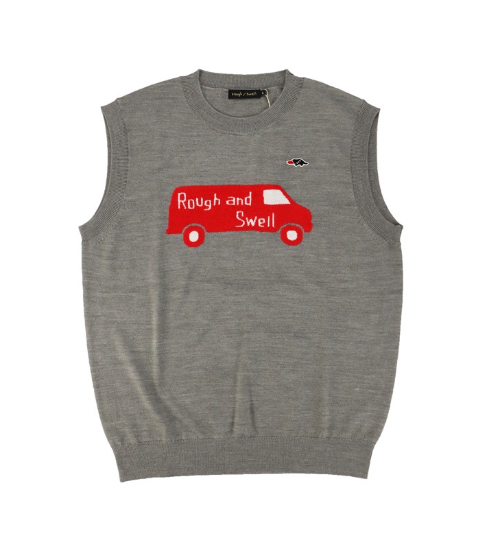 rough&swell ラフアンドスウェル RED BUS VEST ベスト グレー RSM