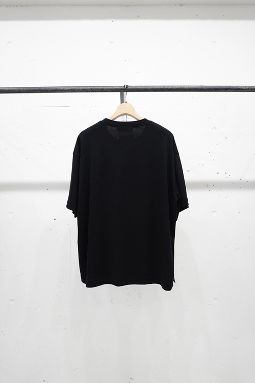 CULLNI ����� Cotton Jersey Embroidery Patch Pullover BLACK  25-SS-038B