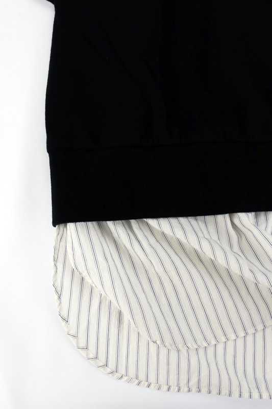 ��26SS��UNDERCOVER MEN'S PRE-COLLECTION ����������С���󥺥ץ쥳�쥯����� TEE/ST�����mixȾµPK�������å� �֥�å� UP1F4803